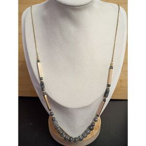 Vintage Semi Precious Labradorite Necklace Reflection, Healing Stone, Birthstone